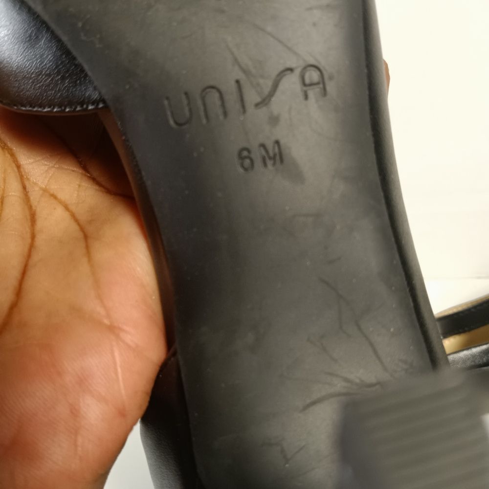 Unisa Unyedna Black Vegan Leather 3 Inc. 6M - Picture 6 of 10